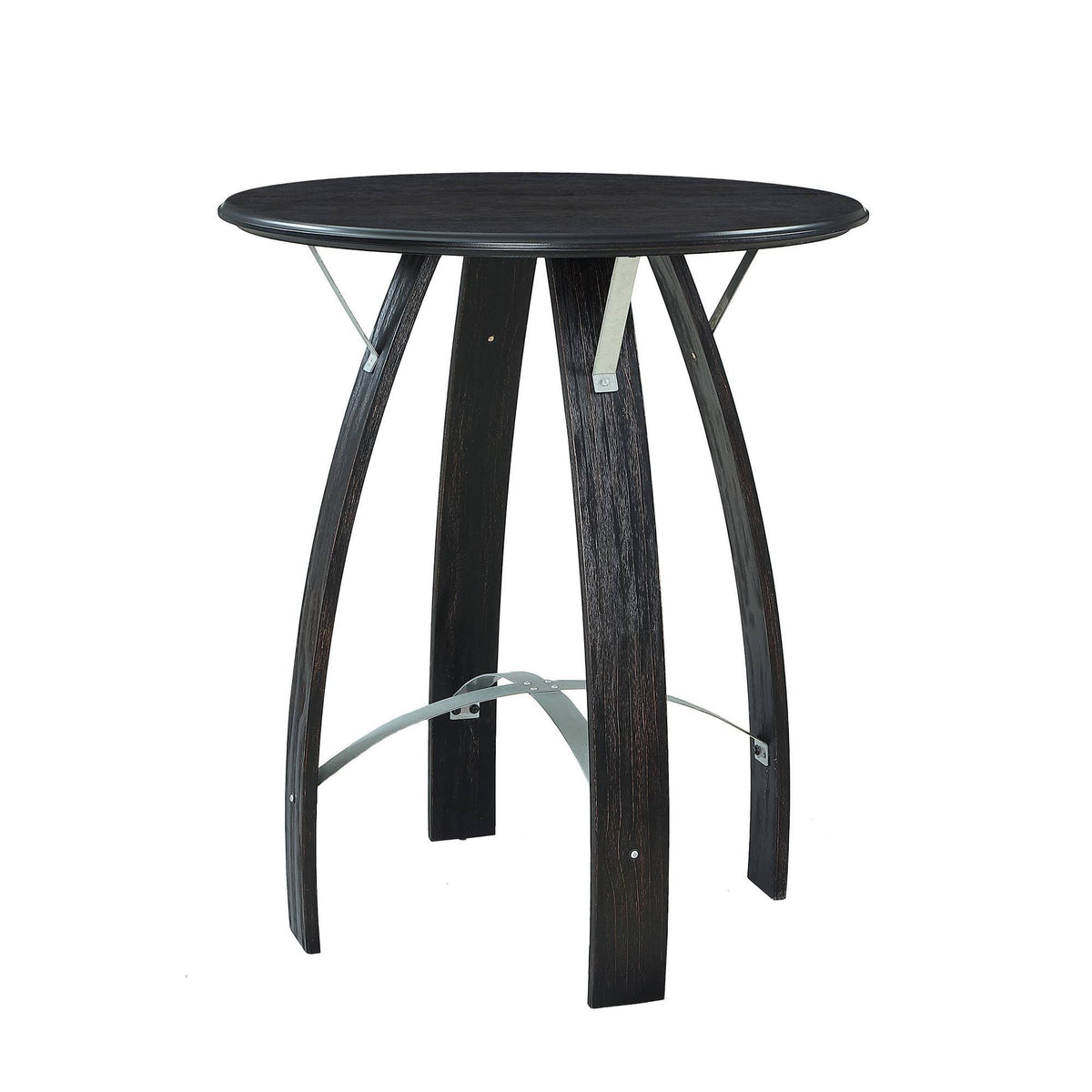 Rustic Dark Brown Bar Height Pub Table D706357