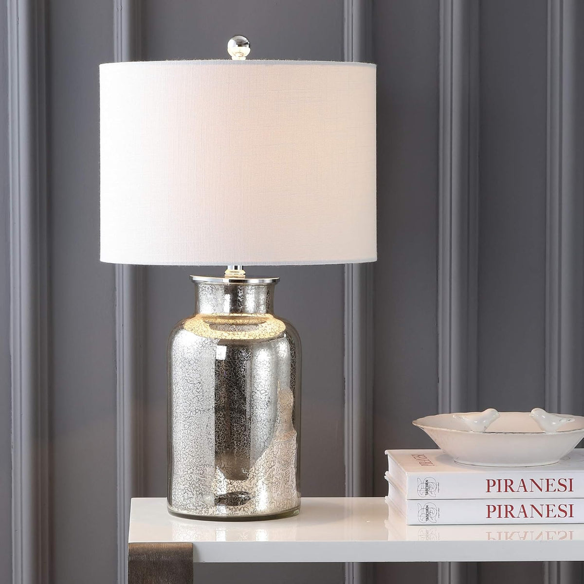 Mercury Glass LED Table Lamp S2945