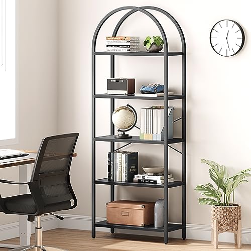 5 Tier Tall Wood Bookcase N5405