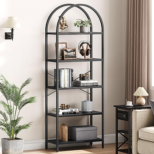 5 Tier Tall Wood Bookcase N5405