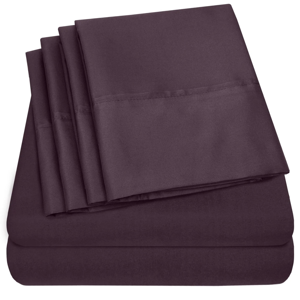 Purple 6-Piece Deep Pocket Sheet Set U8287