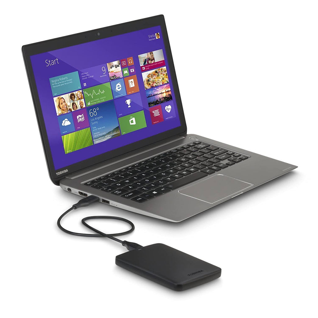 500GB Portable Hard Drive Black F142072