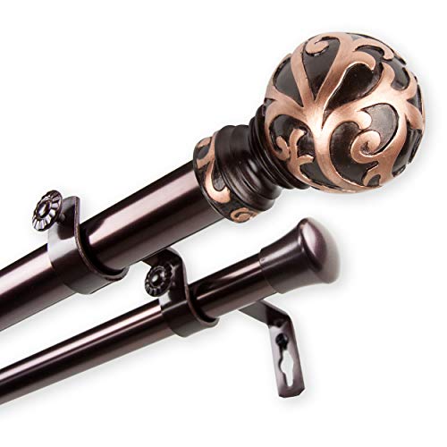 1" Gold Double Curtain Rod B651367