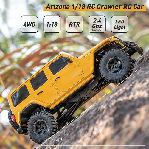 1/18 4WD RC Rock Crawler with Battery Charger U669745