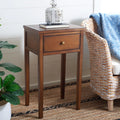 Brown Nightstand With Storage Drawer Y353