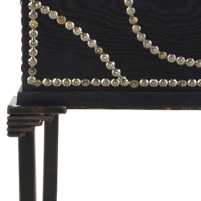 Dark Brown Storage End Table V31467
